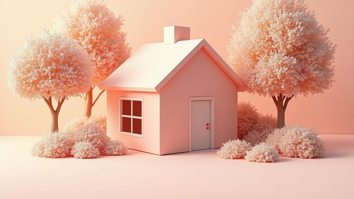 House middle trees