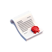 Un contrat papier