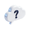 Un nuage avec un point d'interrogation dedans